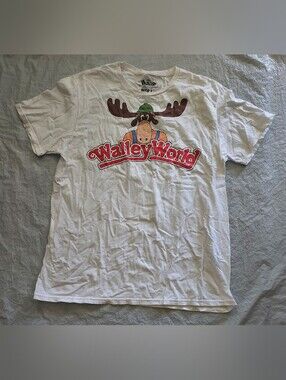 Walley World White Graphic Short Sleeve Tee